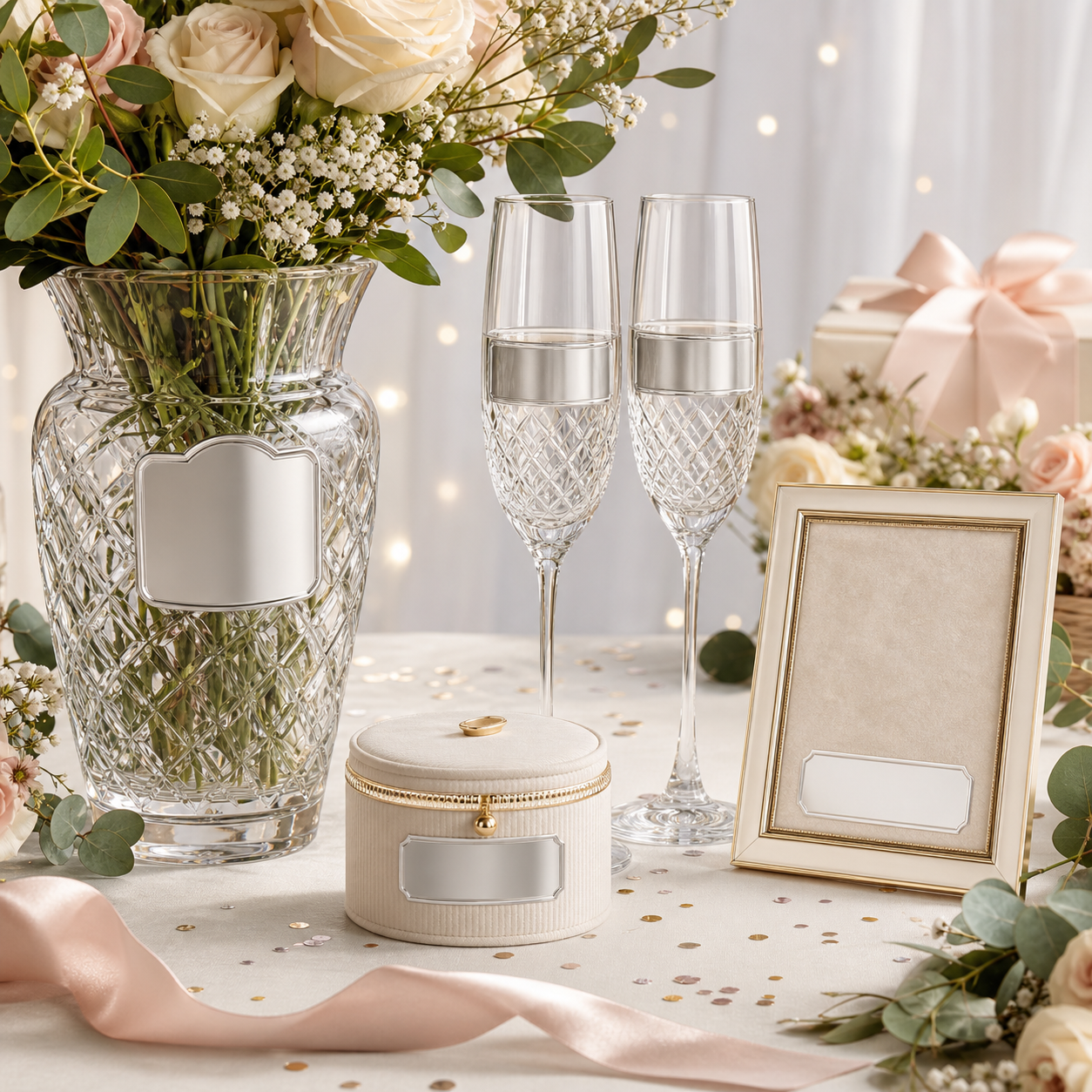 Personalised wedding and Mr and Mrs gifts